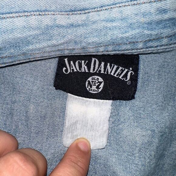 Rare Vintage 90s wrangler x jack Daniel's cropped women's denim jacket - Picture 7 of 9